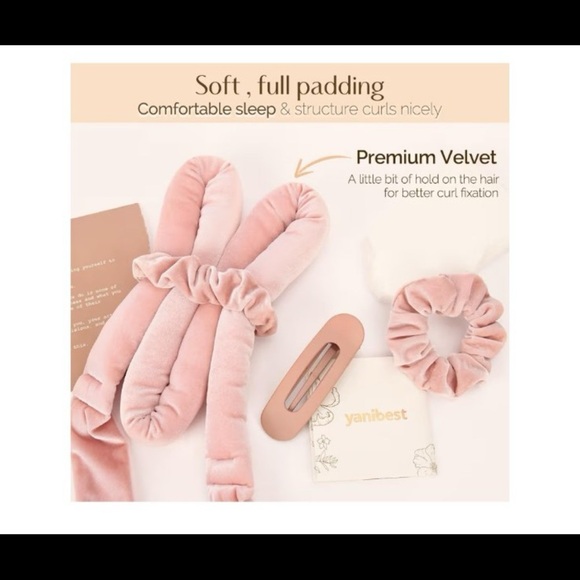 Pink Heatless Curling Rods - Picture 3 of 3